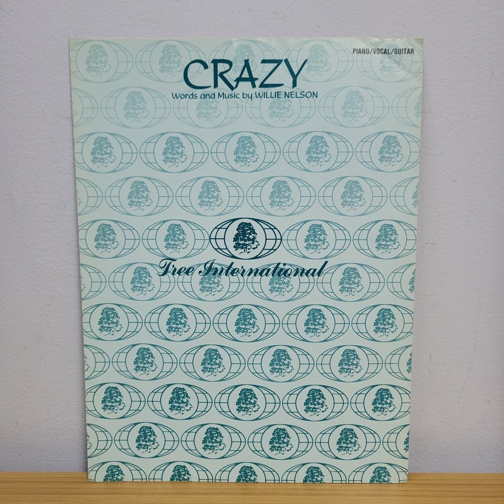 Crazy Piano/Vocal/Guitar Sheet Music by Willie Nelson Arrangement 1983